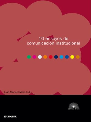 cover image of 10 ensayos de comunicación institucional